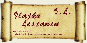Vlajko Leštanin vizit kartica
